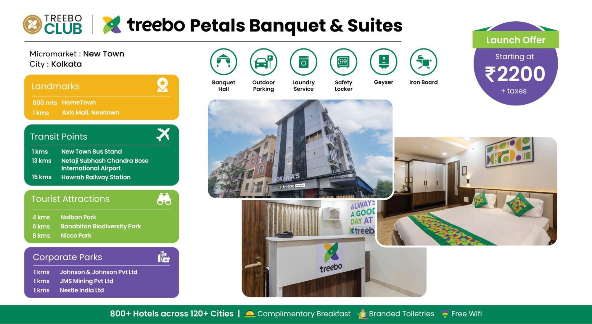 Hotel Treebo Petals Banquet & - Kolkata